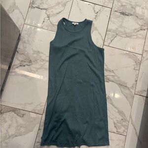 Nine West Blue Ribbed Knit Dress